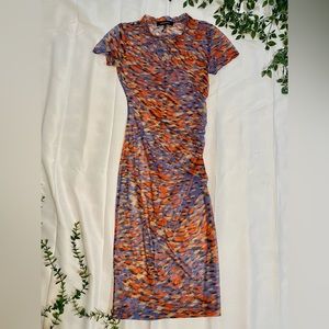 BCBG MAX AZRIA Dress Bodycon Sheer